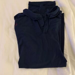 Rhone Navy Blue Polo Shirt dri fit